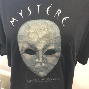 Rare Y2K vintage tee shirt Cirque de Soliel Mystere XL Treasure Island Las Vegas